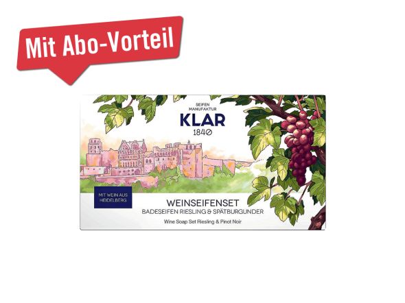 Weinseifenset als Geschenkset