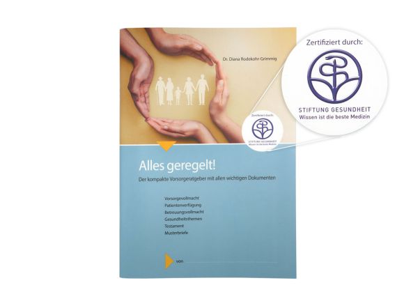 "Alles geregelt" Vorsorgeheft