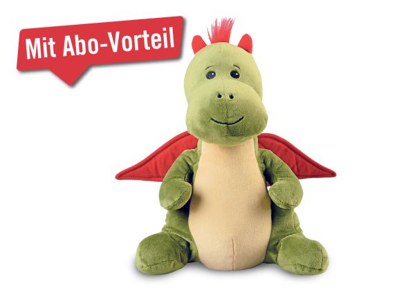 Warmies Drache Grün/Rot