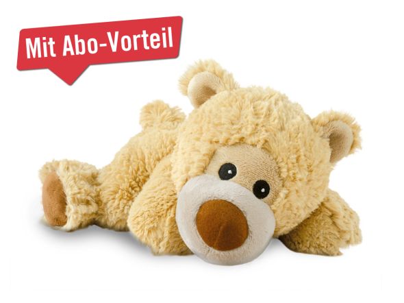Warmies Liegender Bär in Beige