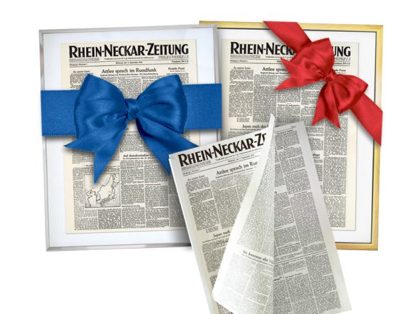 Geschenkzeitung - Die historische Zeitung
