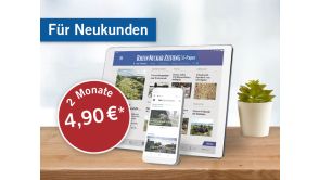 Für Neukunden, Tablet und Handy mit RNZ E-Paper Darstellung, 2 Monate für 4,90 €